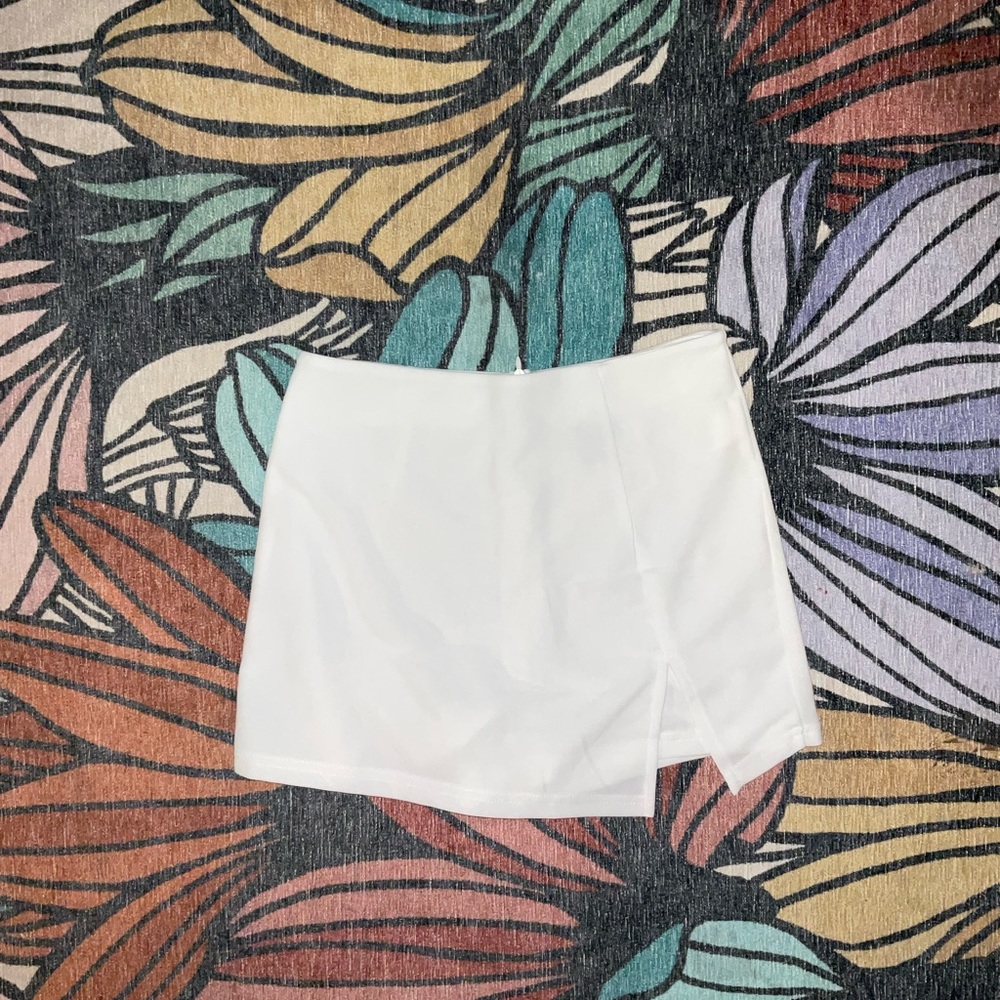 Shein White Mini Skirt